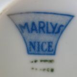 5 vintage flower pattern cups and saucers