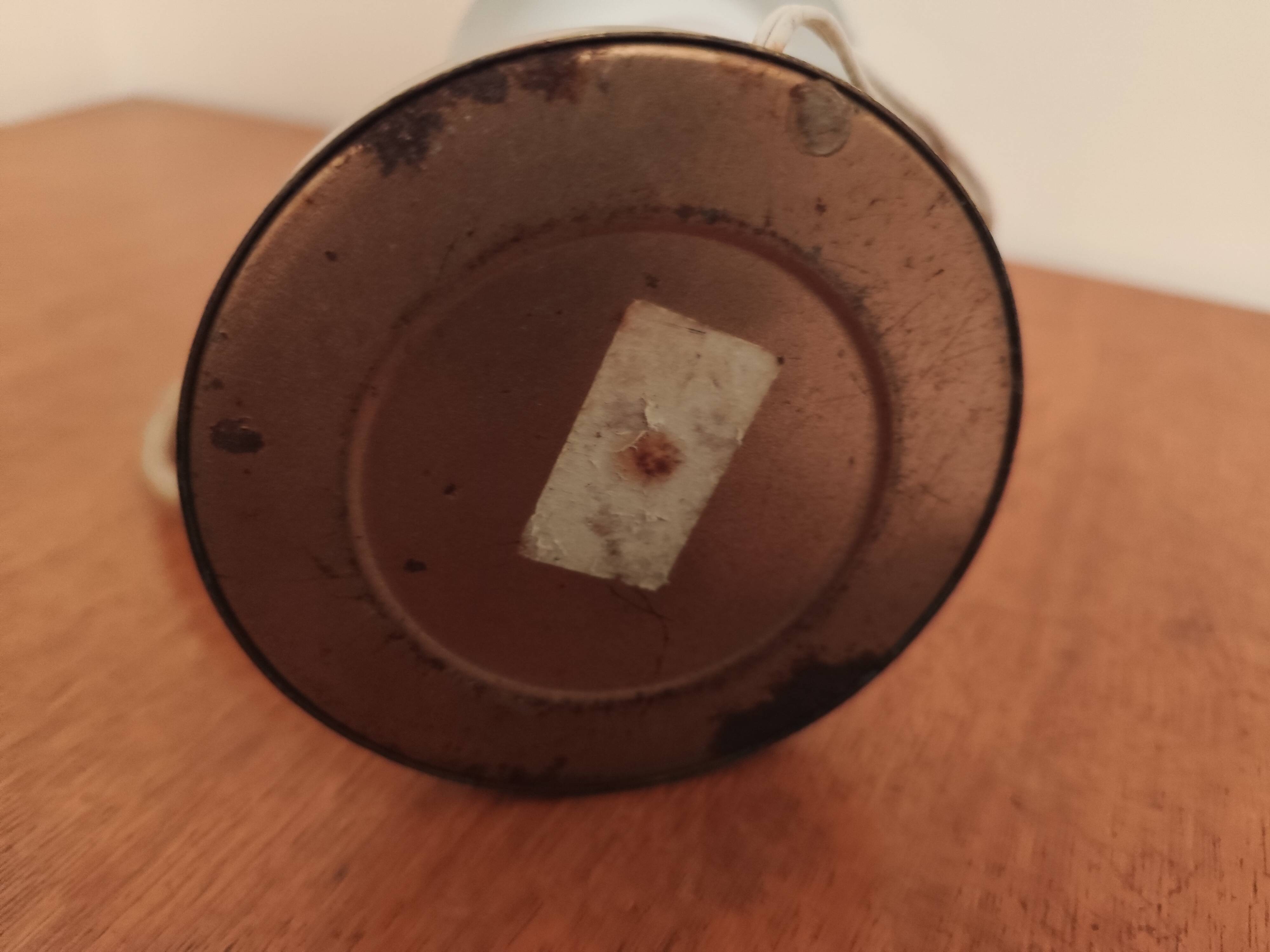 Vintage Scandinavian Art Deco desk lamp from the 40s, golden brass, retro, moon shape, swan neck