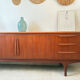 Vintage teak enfilade from the 1960s.