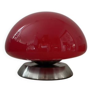 lampe champignon vintage - opaline