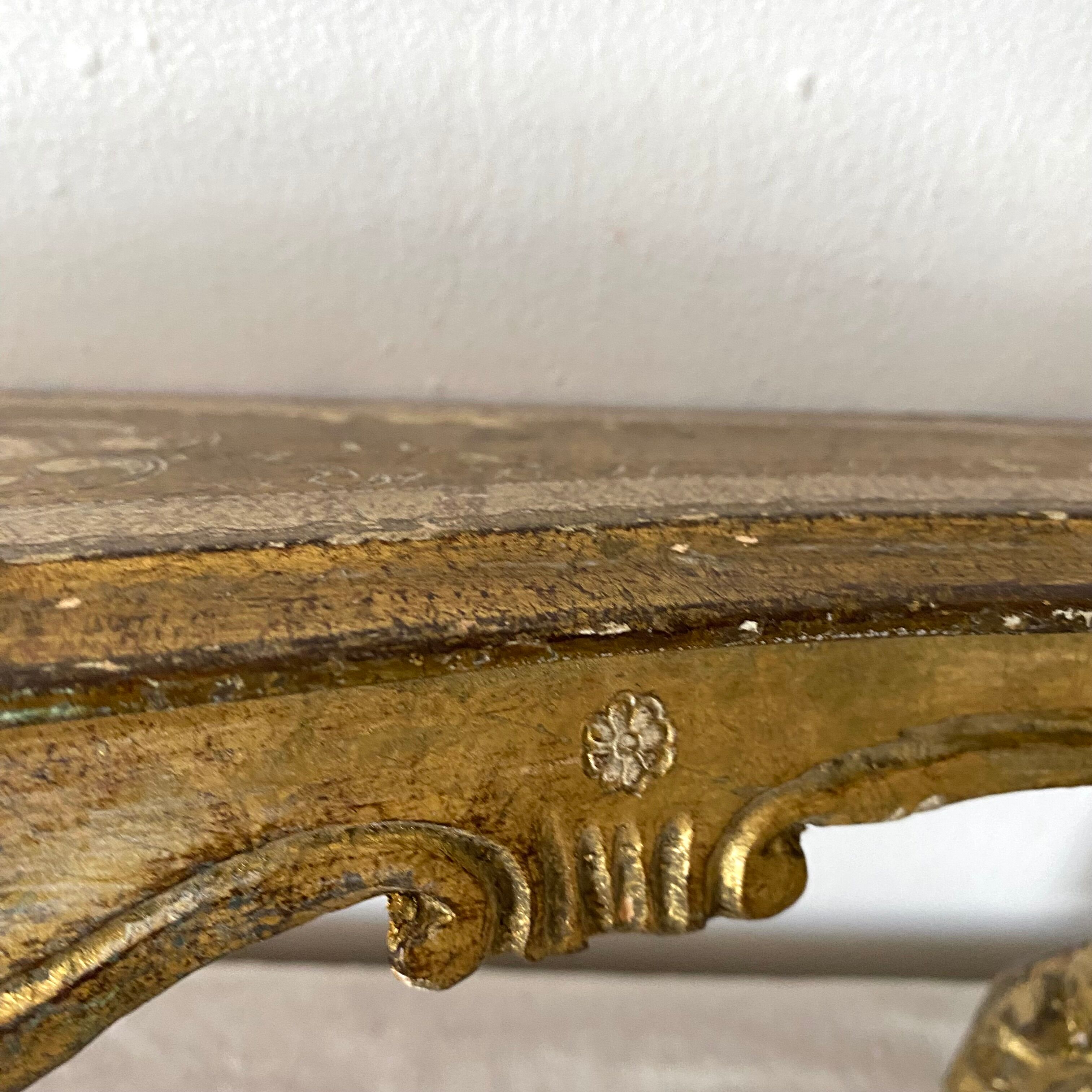 Baroque wall console, Florentine