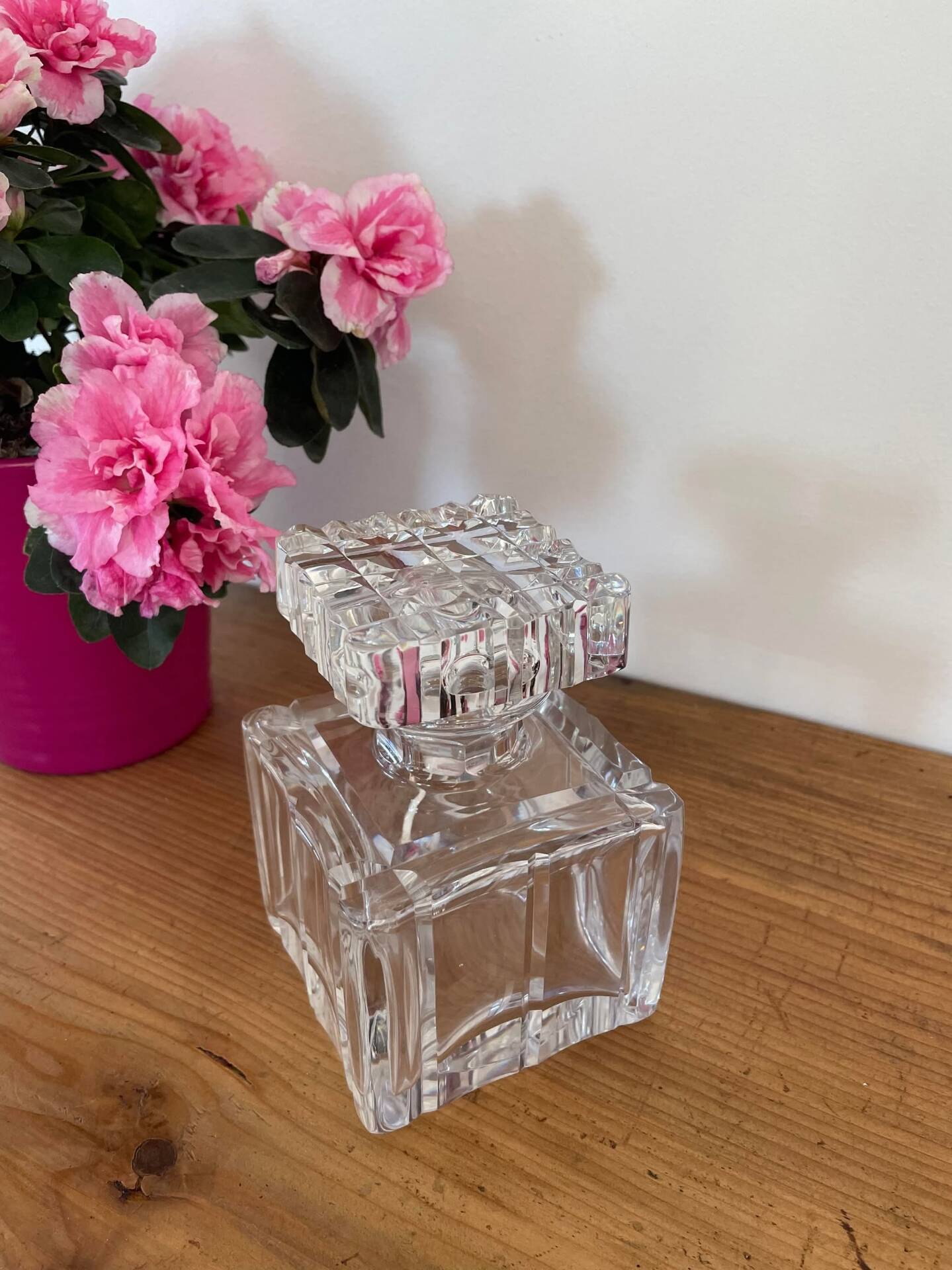 Crystal carafe Val Saint Lambert