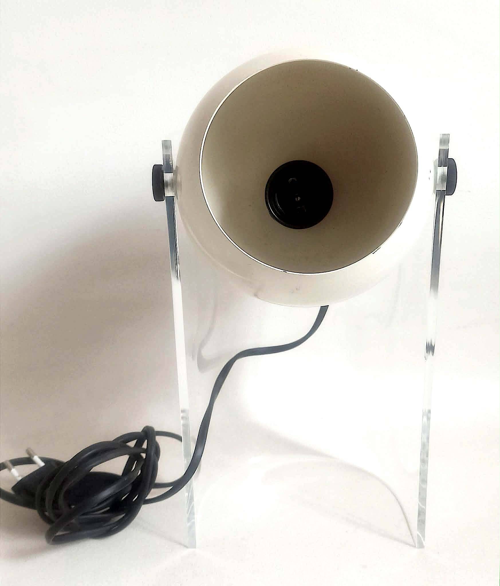 Space Age Lamp 1970s Height 30 cm