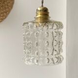 Glass pendant lamp 60s