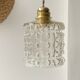 Glass pendant lamp 60s