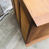 Vintage chest of drawers 1950 in solid oak