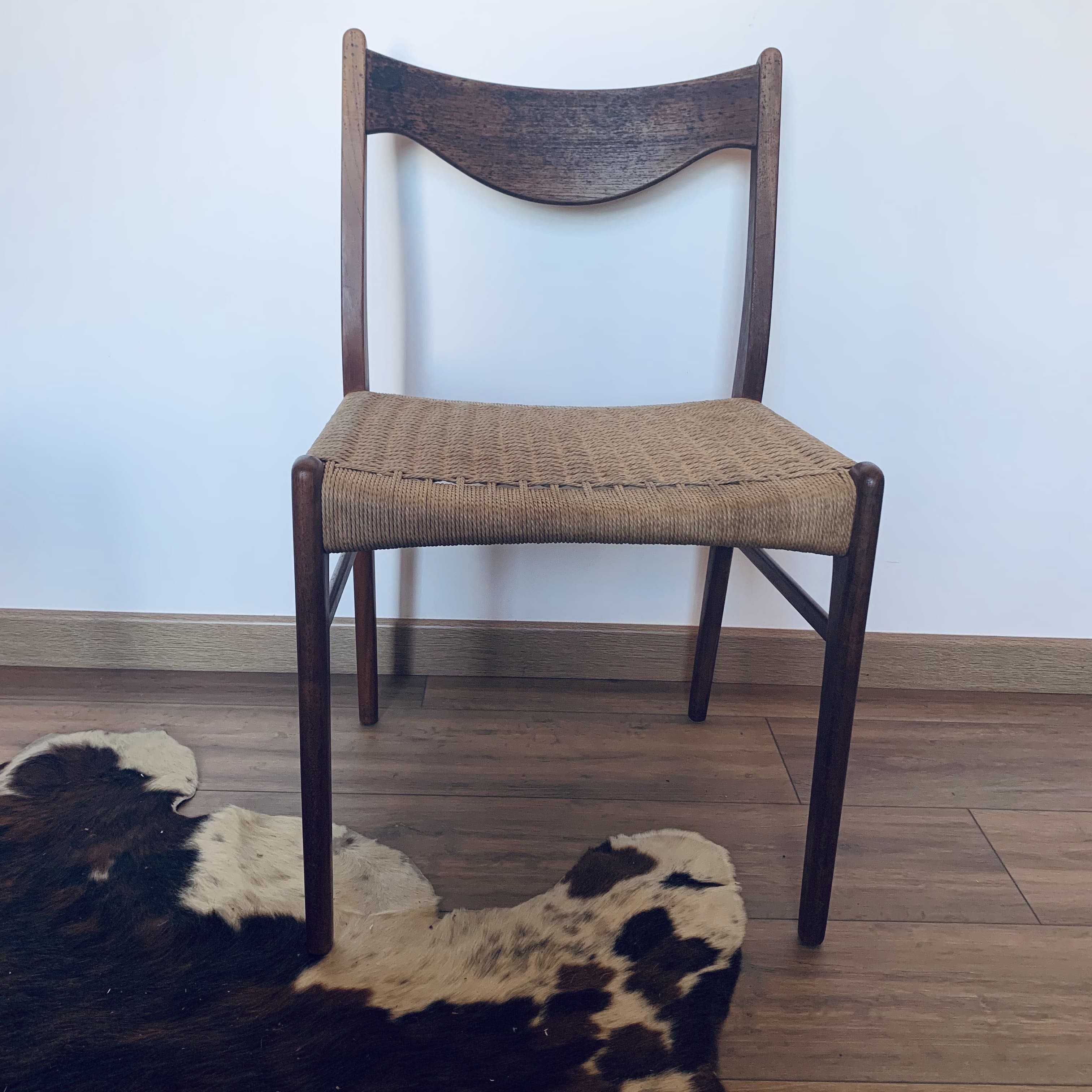 Set of 4 chairs by Arne Wahl Iversen for Glyngøre Stolefabrik 1960s