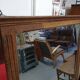 Fireplace mirror 135x97cm