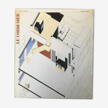 Poster after  axonometric perspective of the villa cook, 1926. 80 x 70 cm