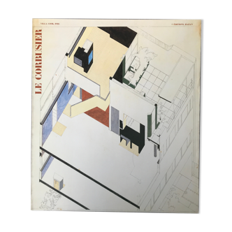 Poster after  axonometric perspective of the villa cook, 1926. 80 x 70 cm