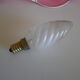 Lasuffed white metal suspension - 3 pink lampshades