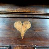 Louis XV style bookcase in walnut, oak and beech circa 1880