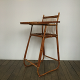 Children's rattan high chair