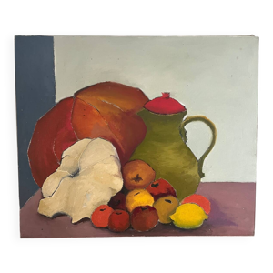 Nature morte d’automne, - huile toile