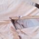 Vintage 1970s glass and chrome wall console