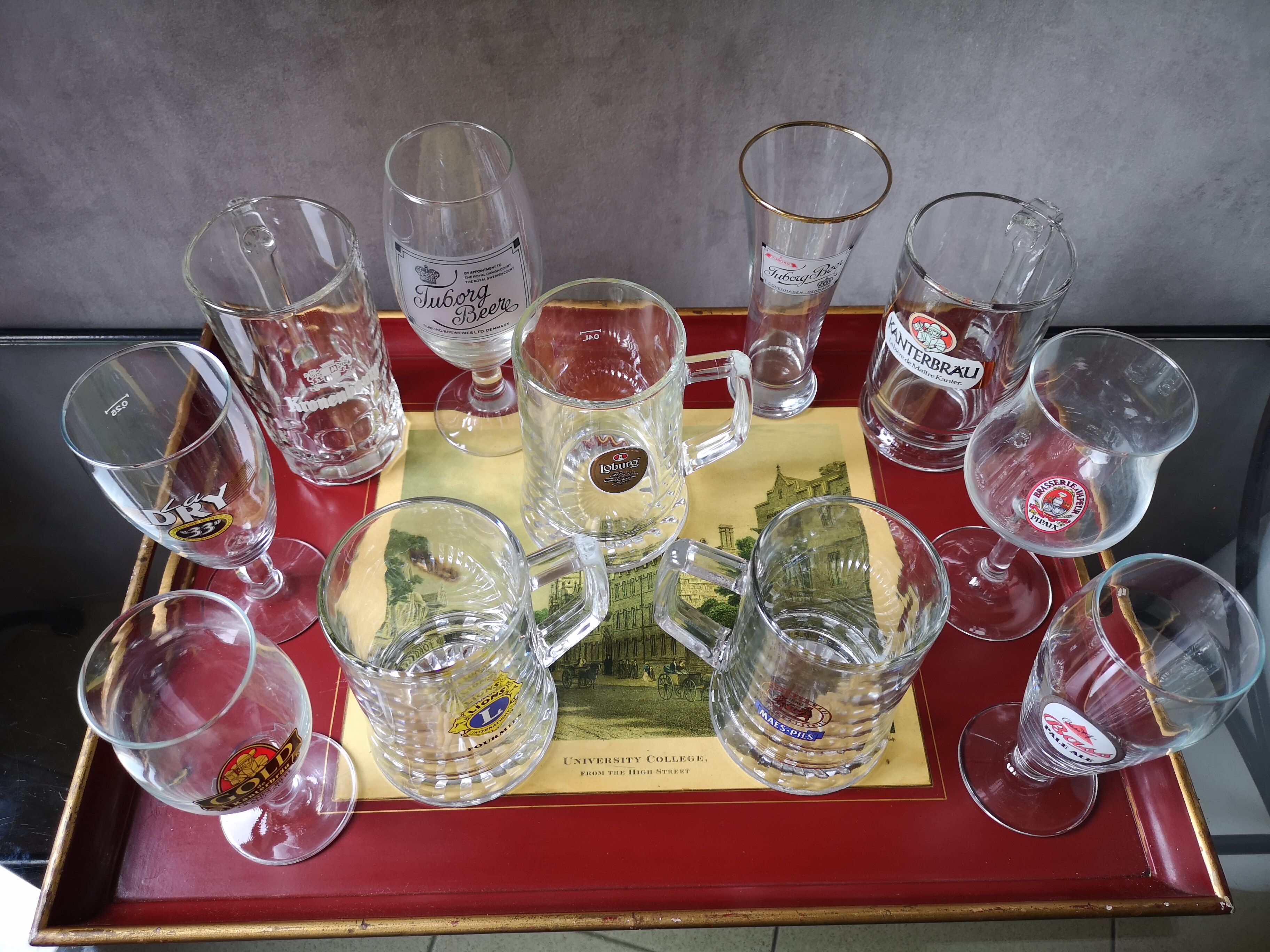 Set de 11 chopes à bière