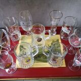 Set of 11 beer chops
