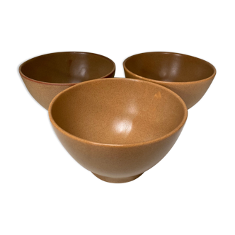 Set of 3 stoneware bowls