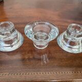 Set of 3 reversible Scandinavian candle holders