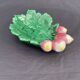 Vintage Vallauris ceramic catchall leaf radish handmade France