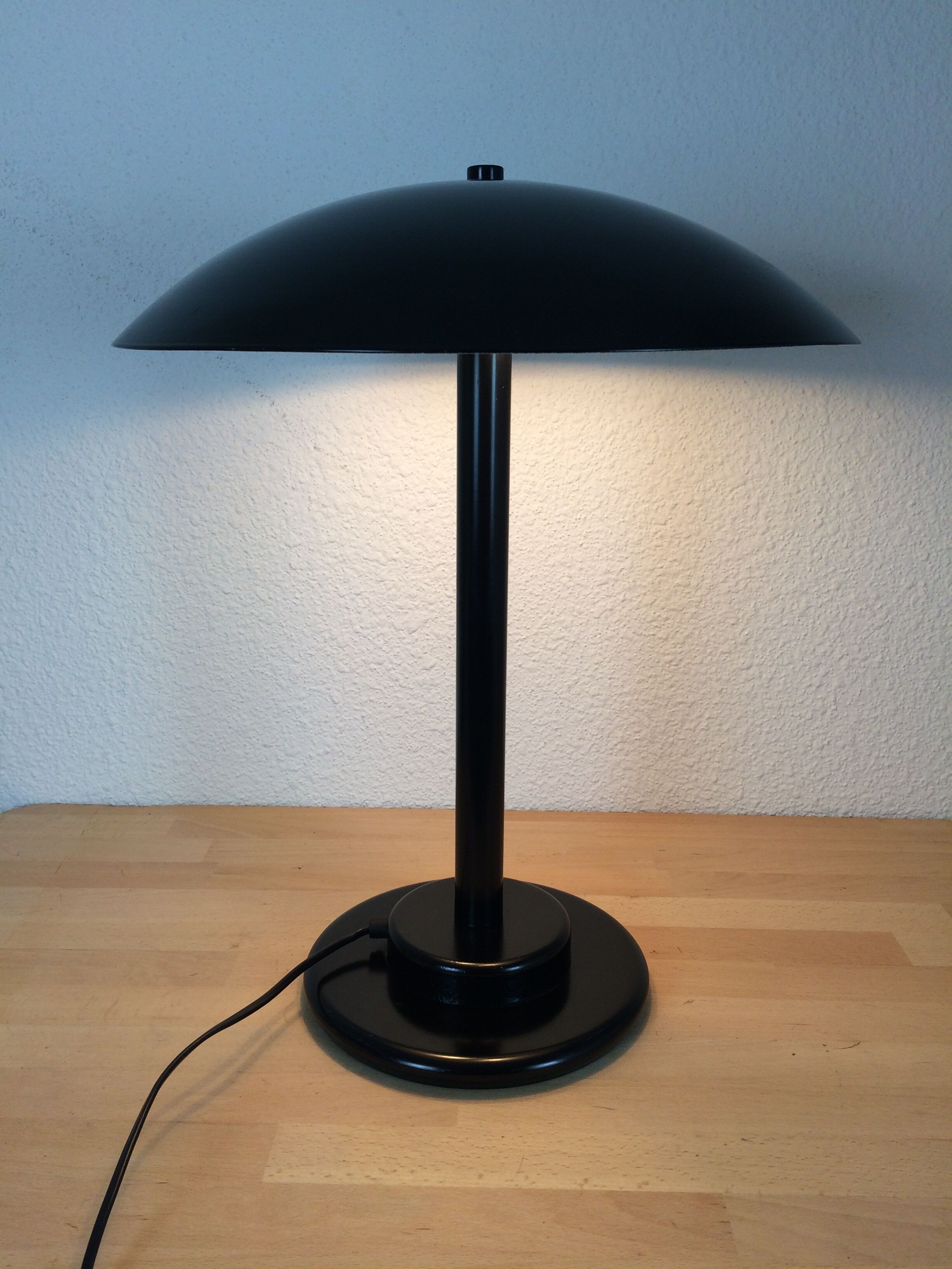 Black mushroom lamp, 80s
