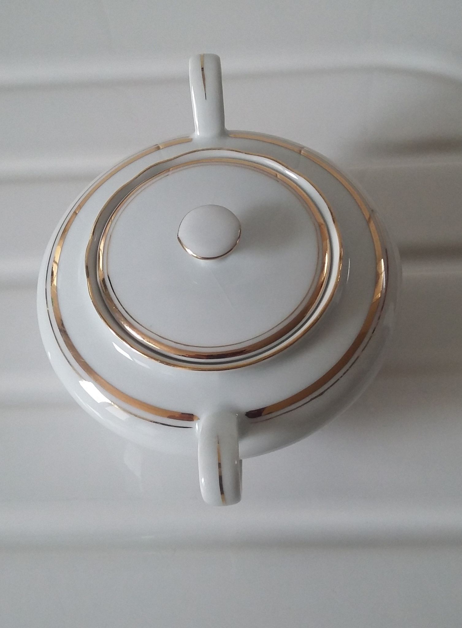 Sucrier en porcelaine tchèque