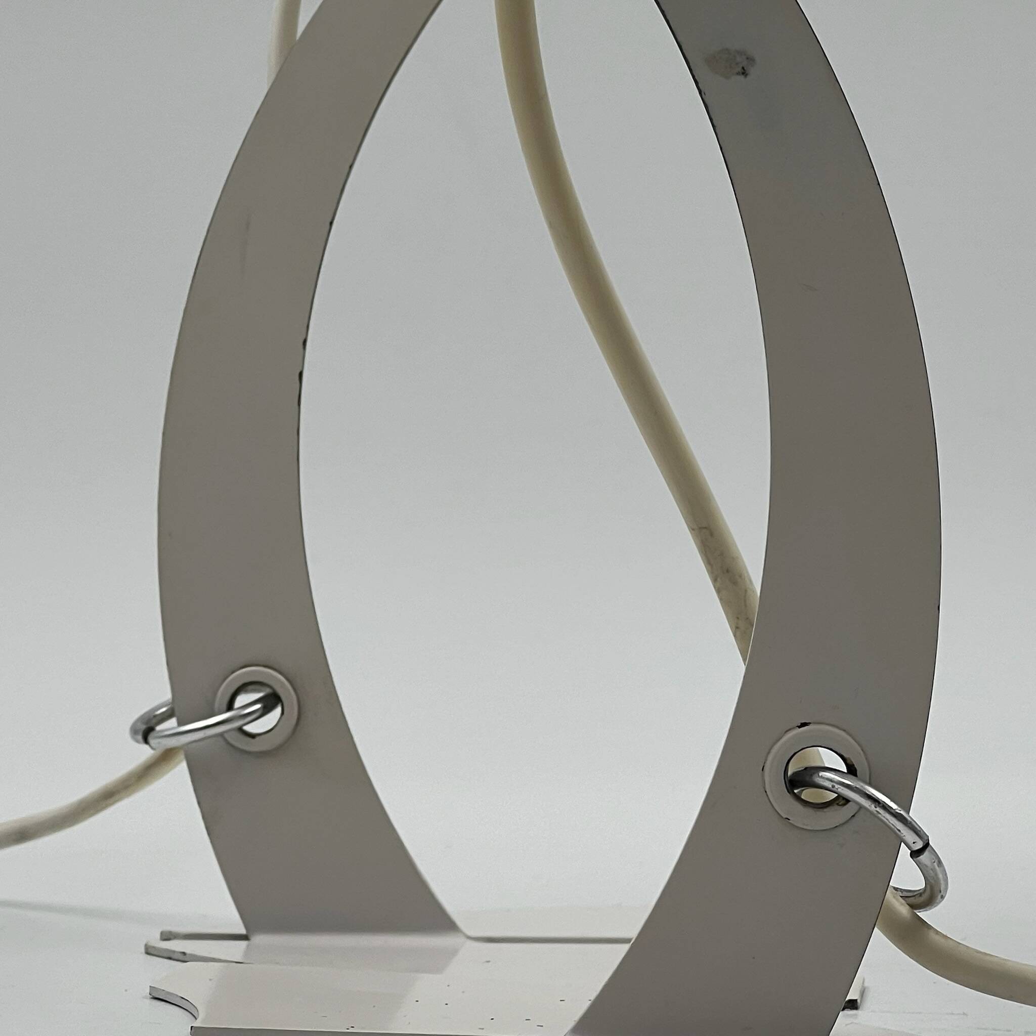 Iconic pair of targetti sankey table lamps - avantgarde italian lighting 70s