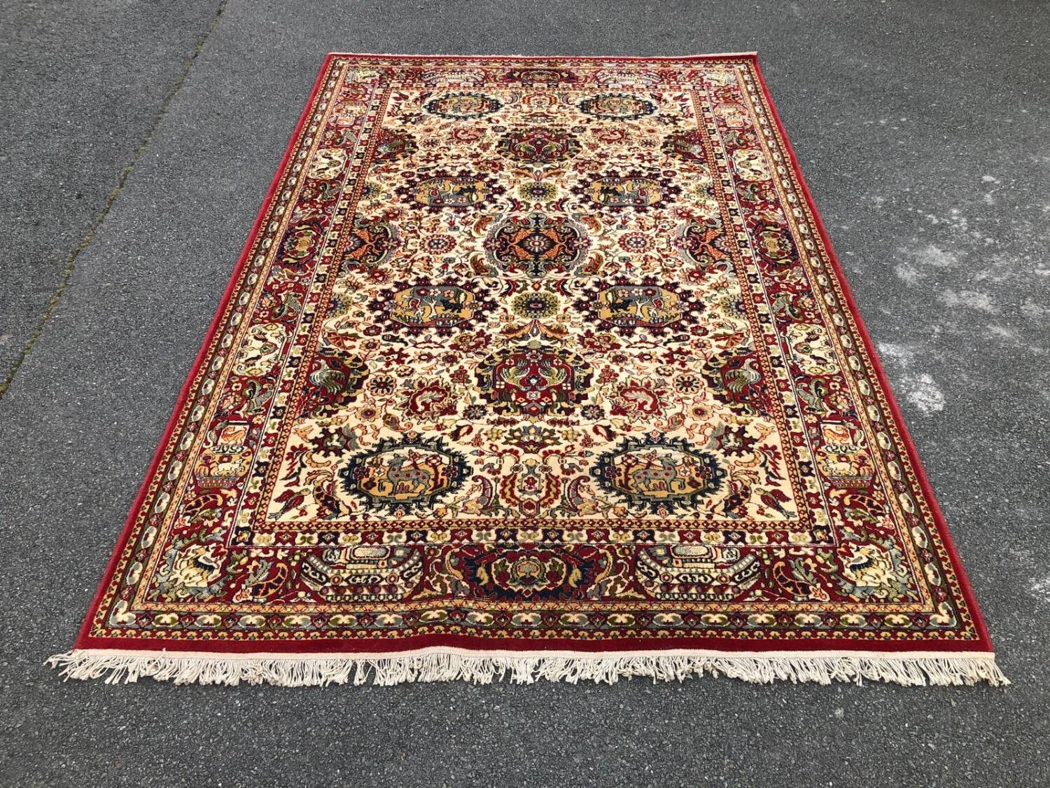 Oriental wool rug