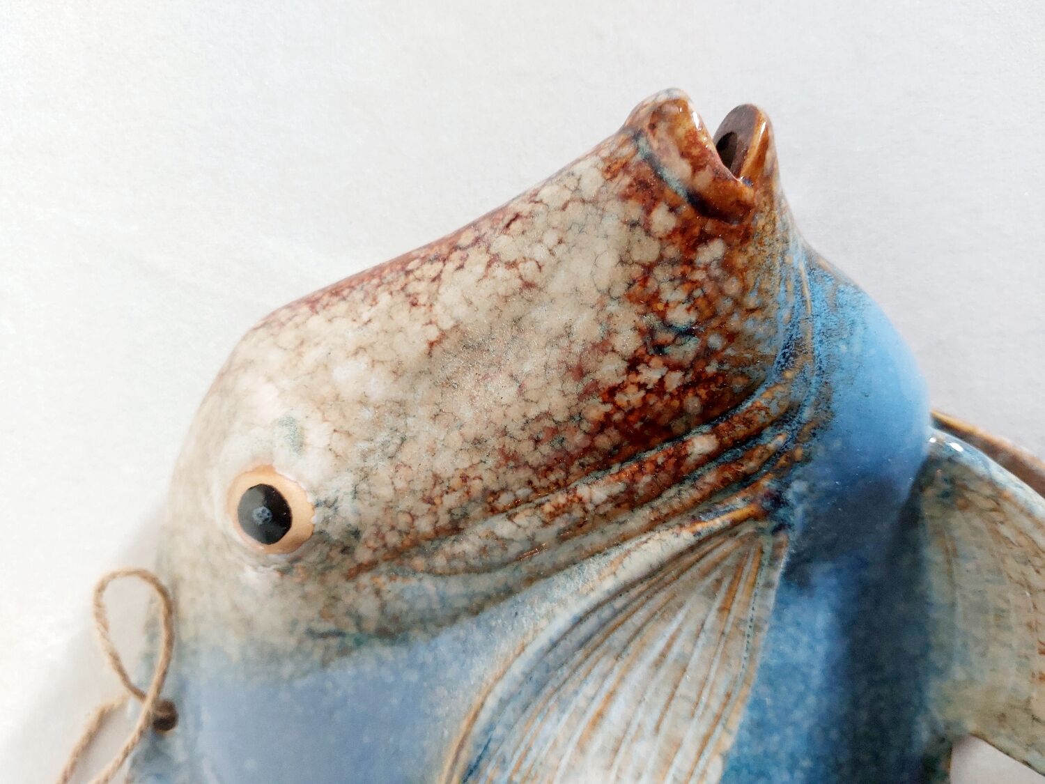 Vintage ceramic fish to hang