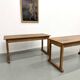Pair of Vintage Community Tables in Solid Beech