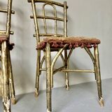 Pair of 19th century Faux Bamboo Parlor Chairs by Thonet