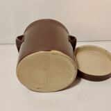 sandstone pot with lid