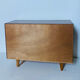 Children's commode, doll or mastery from the 1960s mahogany veneer.