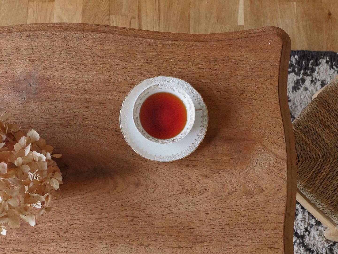 Romantic vintage coffee table