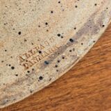 Ceramic wall plaque from the Danish mid-century studio by Helle Allpass, Denmark, 1960s.