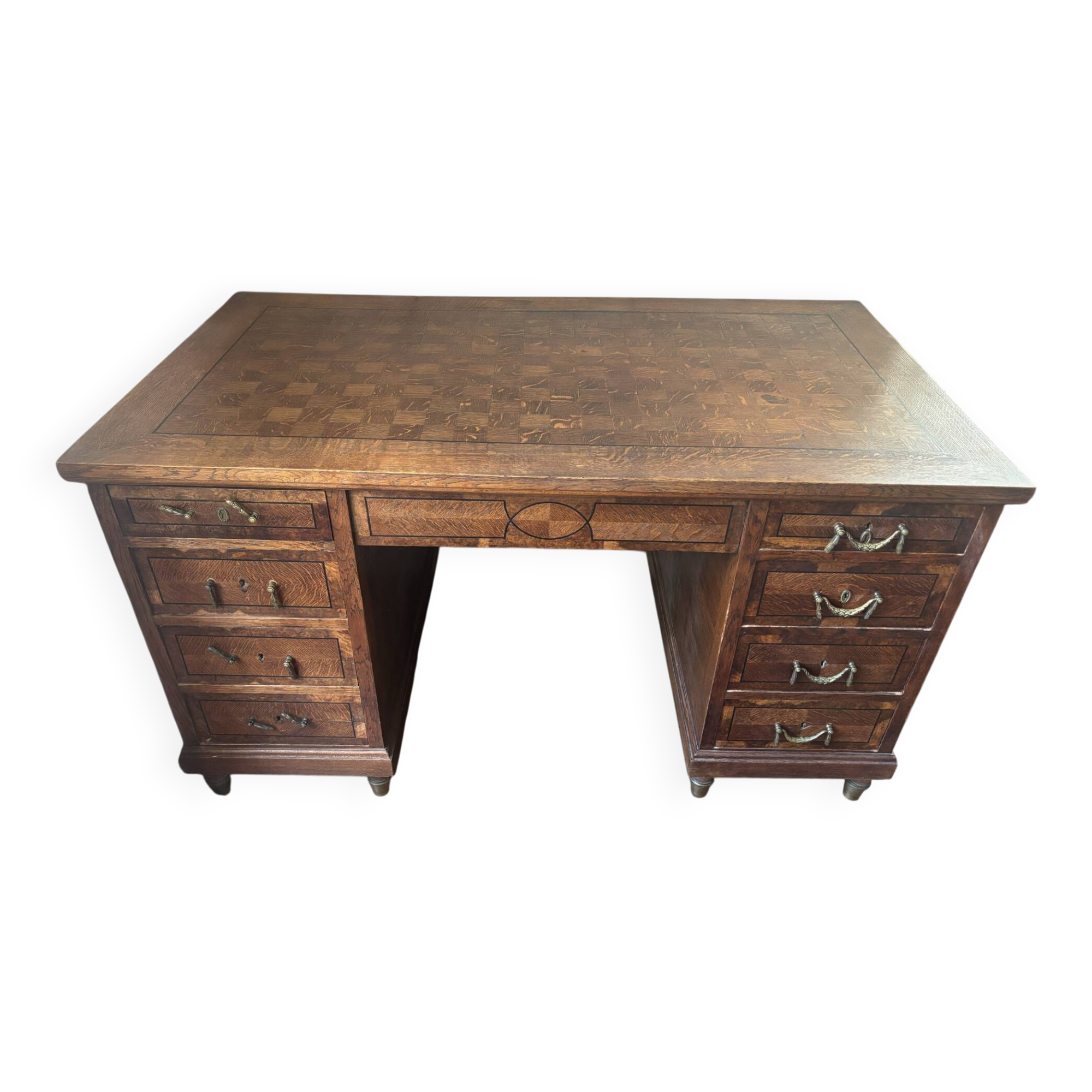 Bureau de ministre à caissons