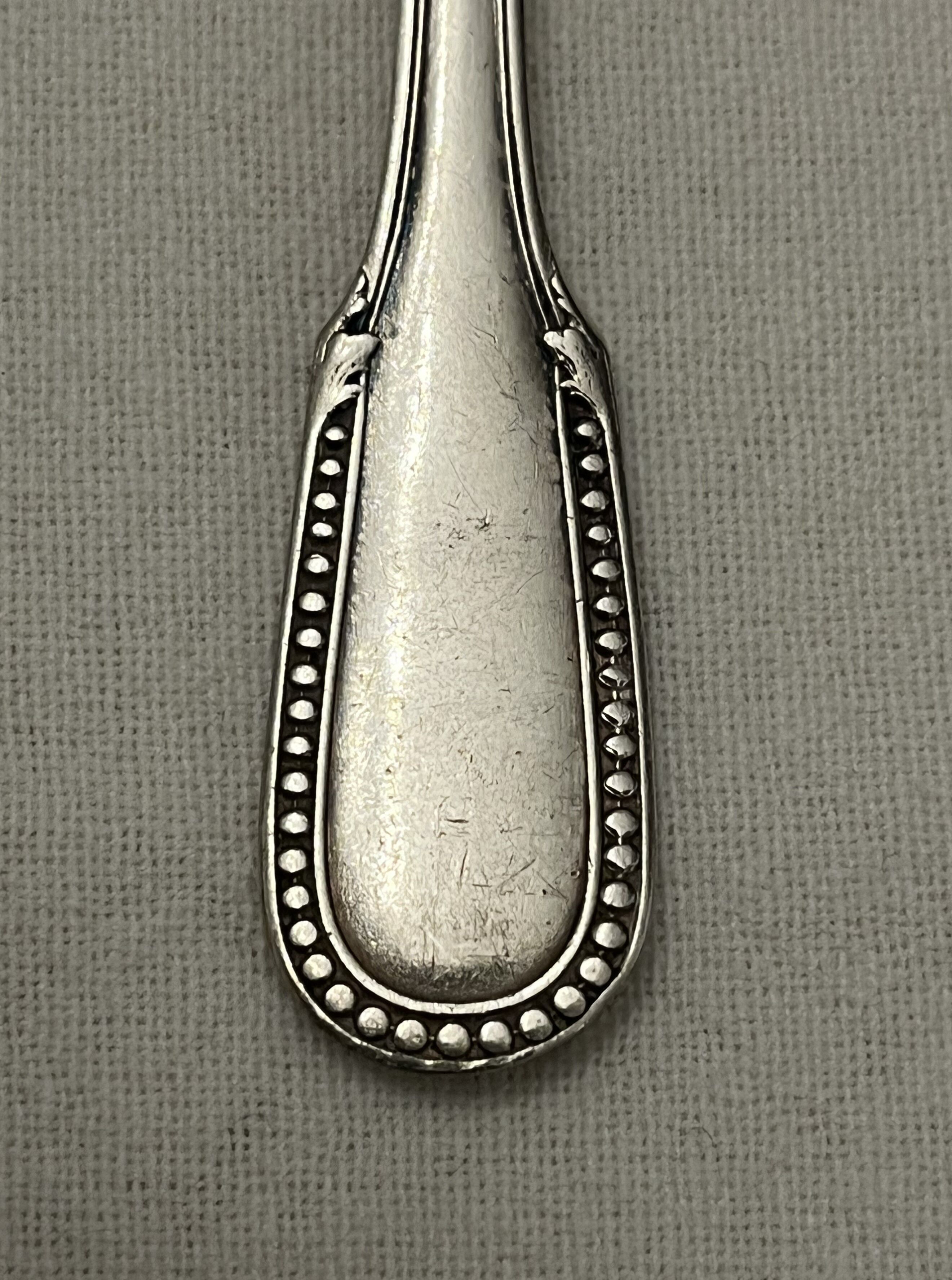Cuillère à sauce en métal argenté Ercuis