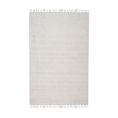 1970s Vintage White Siirt Kilim Blanket Rug 4'2" X 6'2"