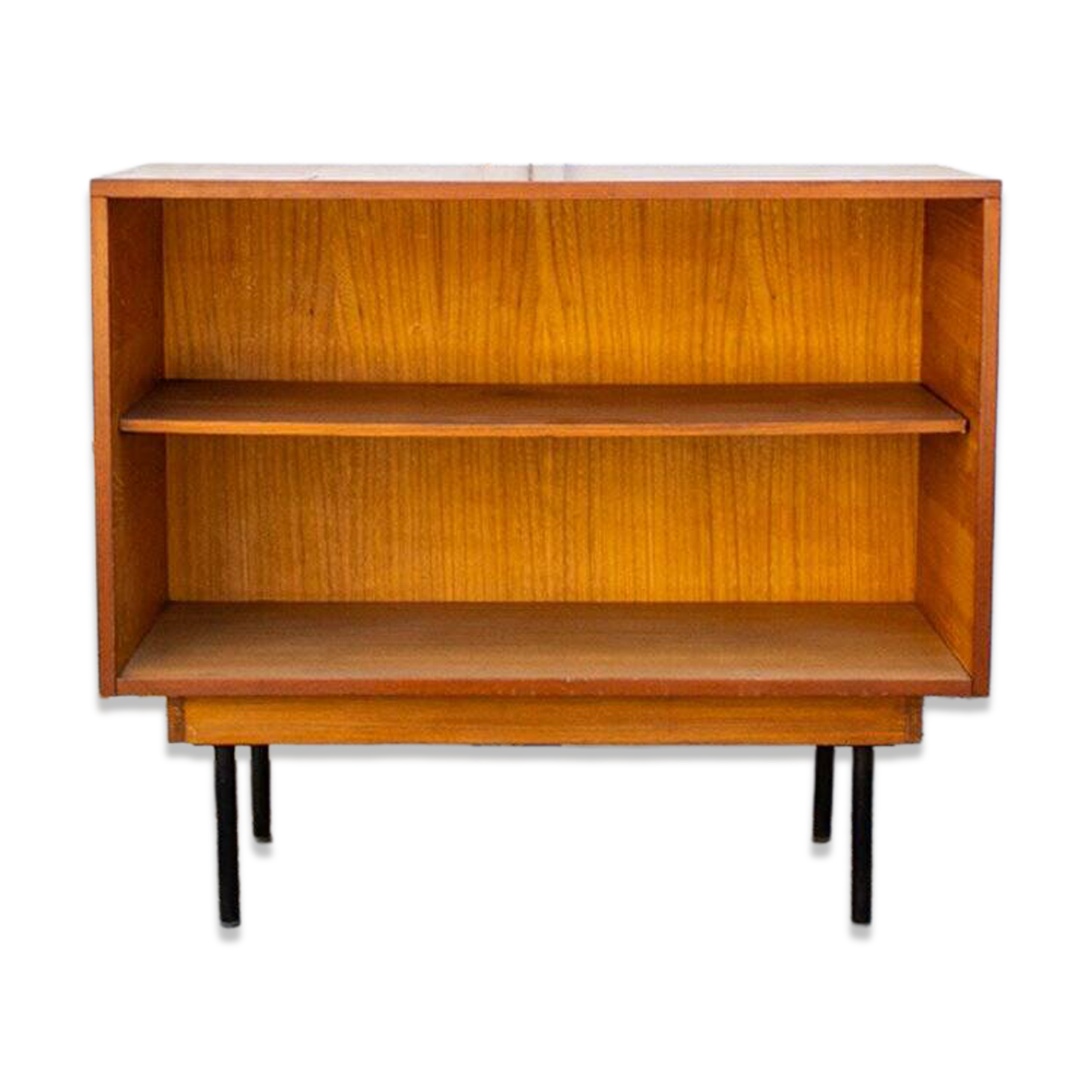 Wood and iron credenza by Leonardo Fiori for Isa, Bergamo, Italy, 1950s.