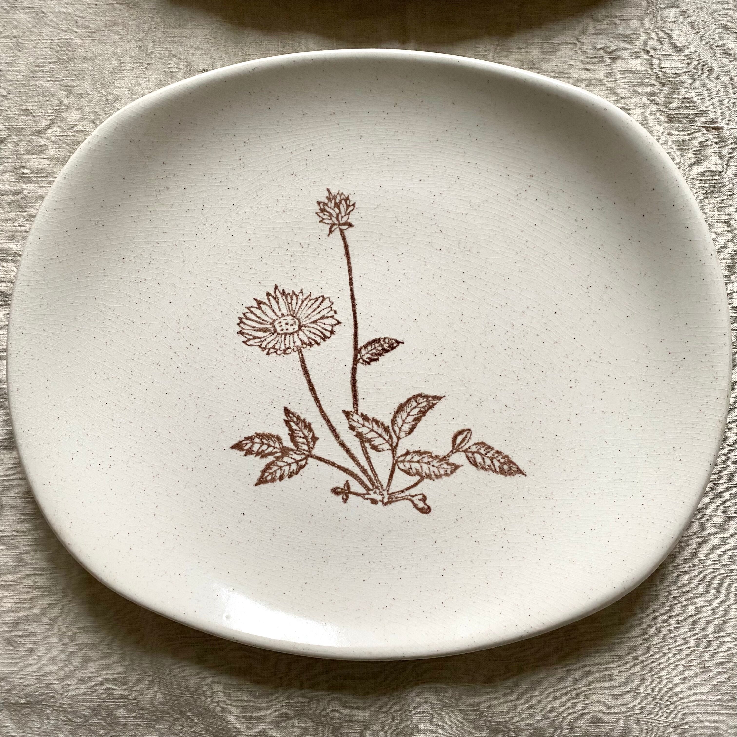 70s stoneware dishes