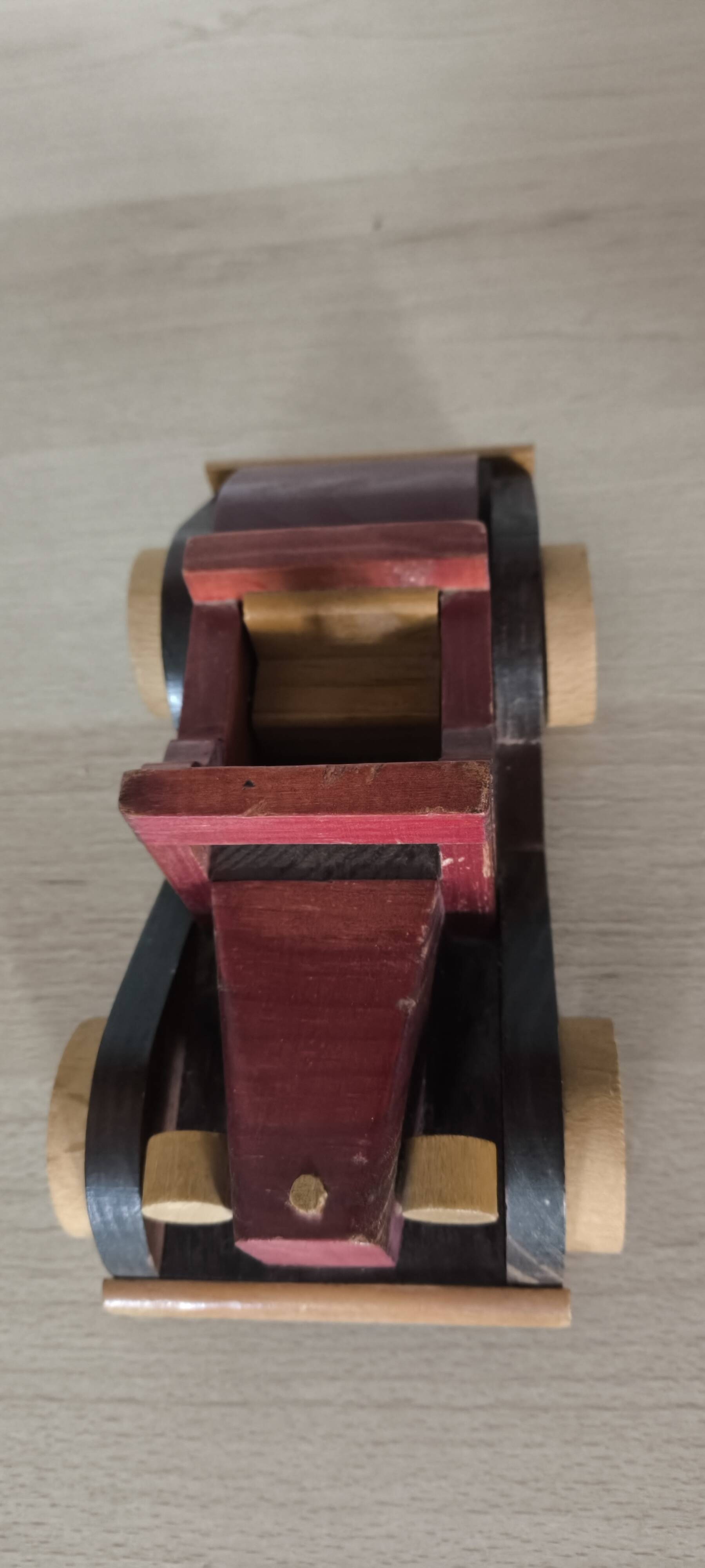 Wooden Toy Car Rosengart Designer Fernand Baumont 1945-1950