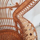 Fauteuil Emmanuelle peacock