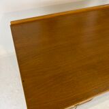 Two-sided oak desk, 50s