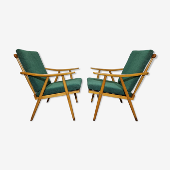2 armchairs boomerang model by Ton