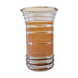 Vintage orange granite vase