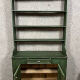 Lacquered wood store display bookcase