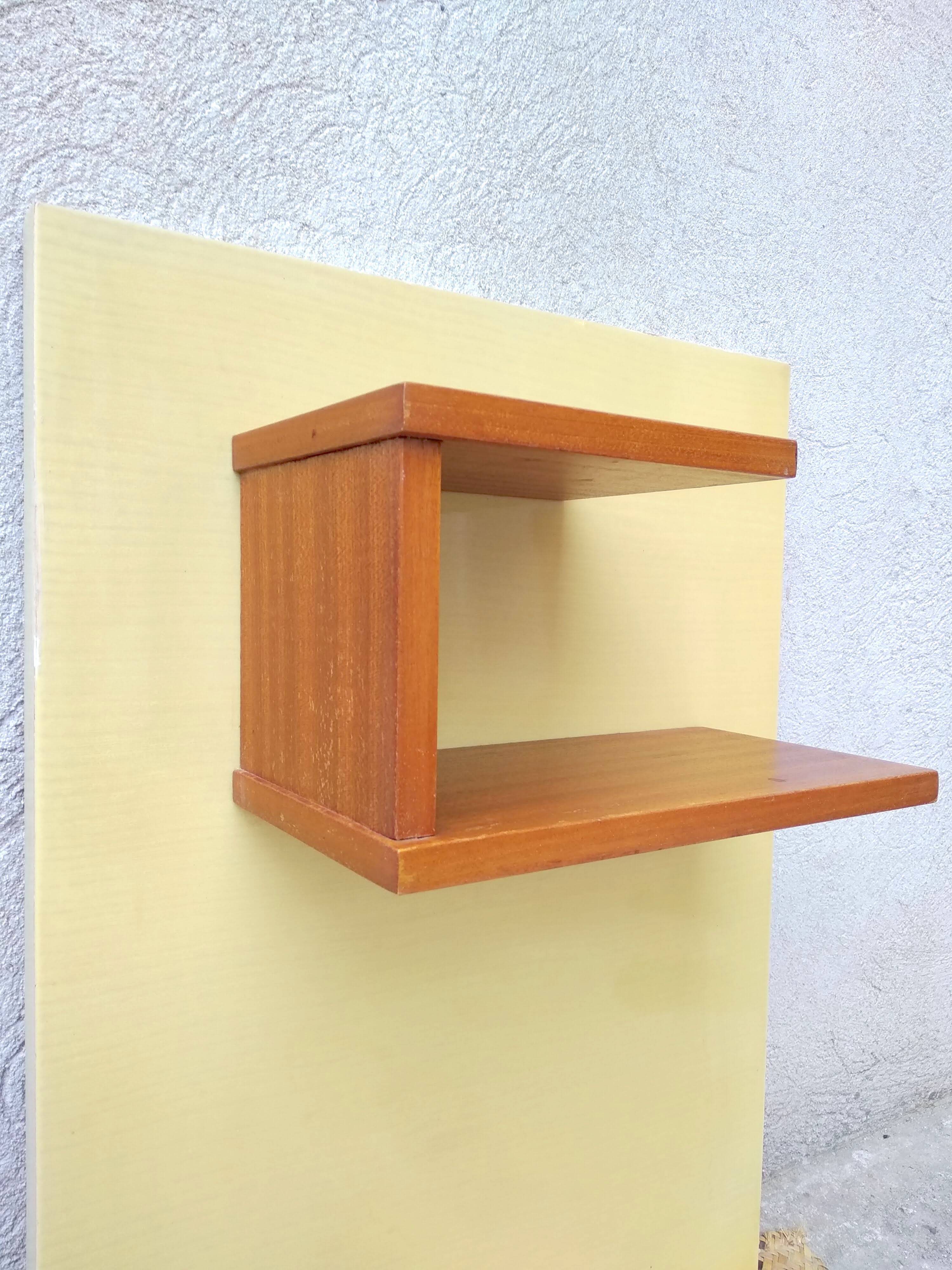 Pair of 1960s hanging bedside tables