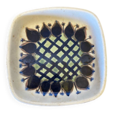 Antique Royal Copenhagen Ceramic Painted White Blue Vintage Empty Pocket