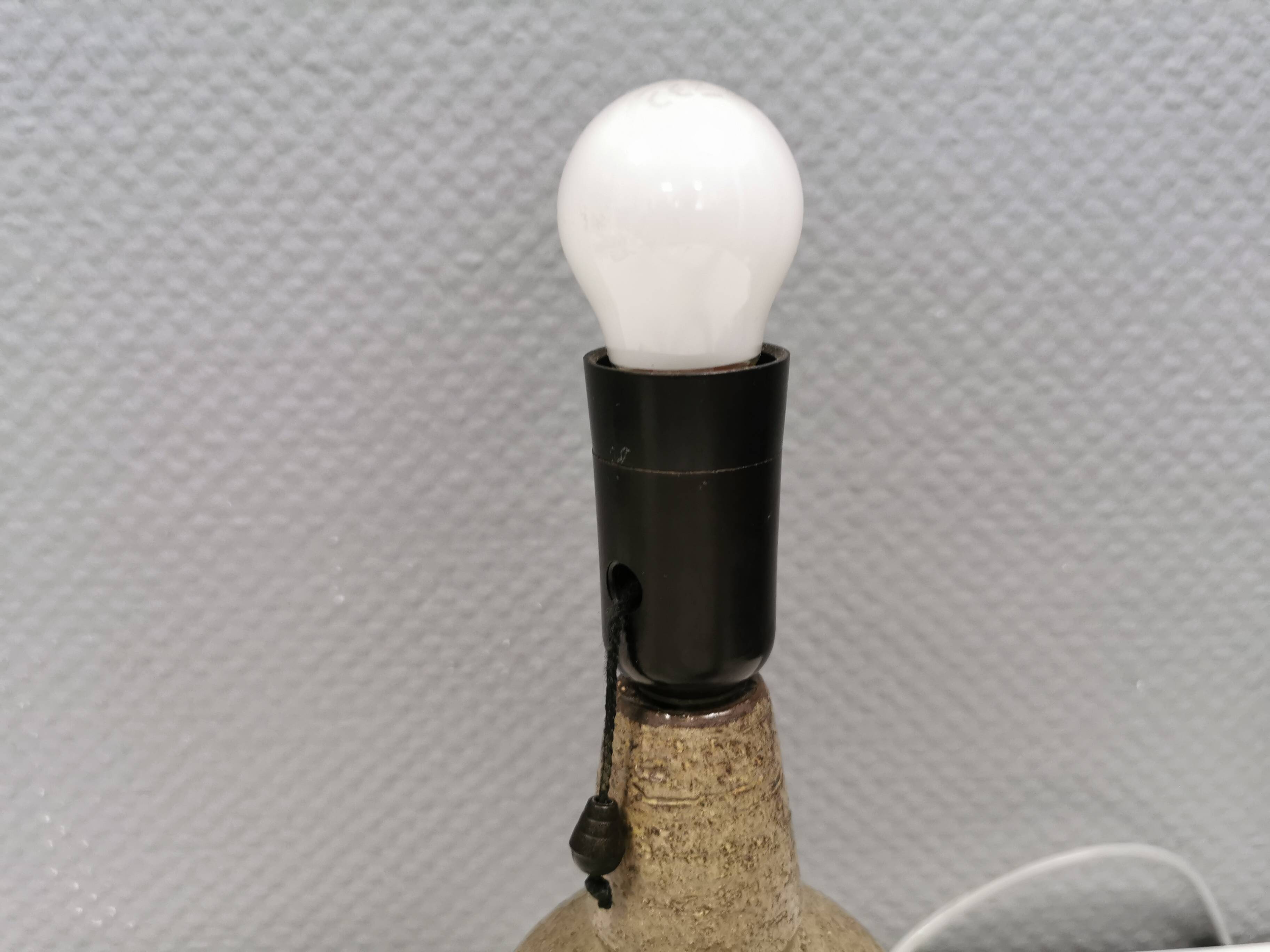 Ceramic table lamp, Danish from the 1970s-80s.