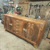 Sideboard in walnut art deco